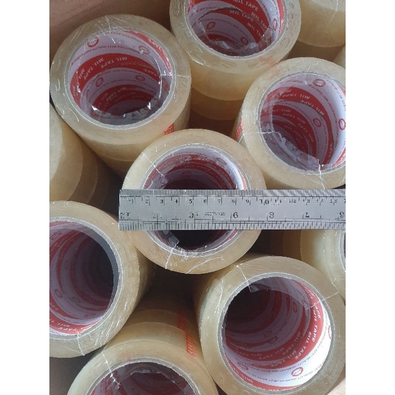 

Lakban 45mm Lakban Bening 90yard ( isi 72pcs )