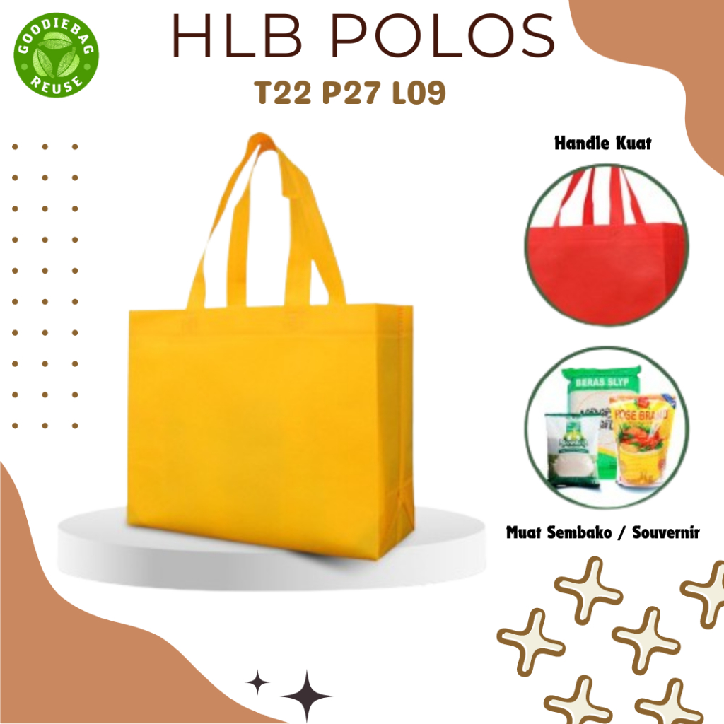 

goodie bag souvernir tas hantaran tas kecil murah spunbond kuat uk 22 27 10