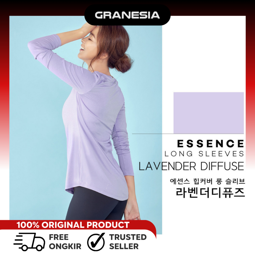 STL Essence LongSleeve STLLS039|Baju Olahraga fitness Lengan Panjang Wanita Muslim