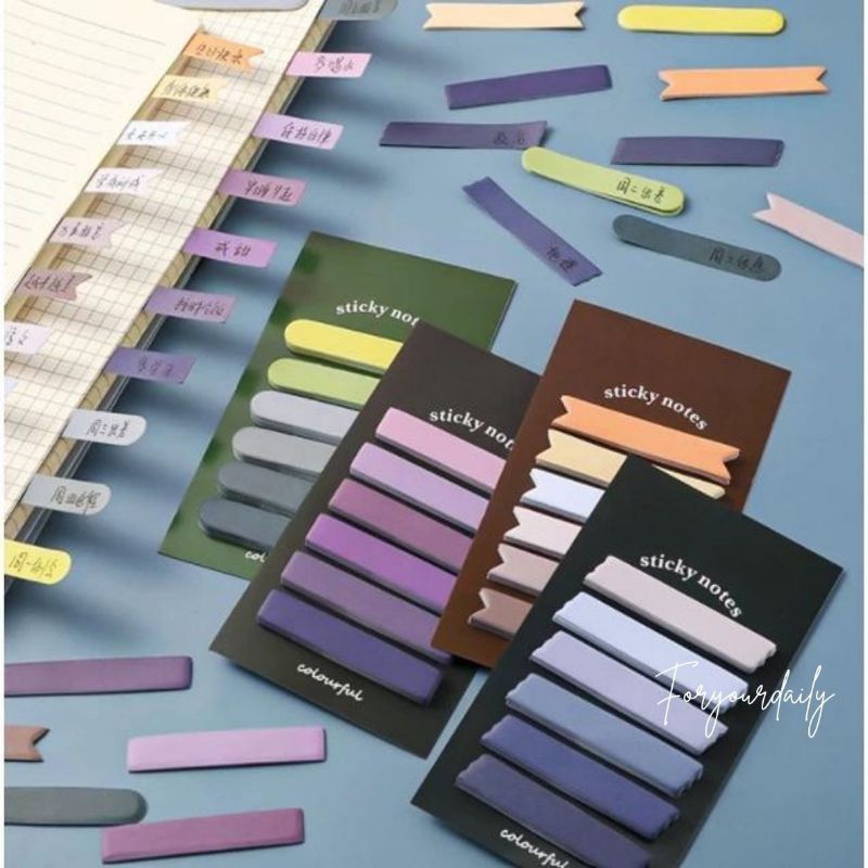 

FYD Sticky Notes Gradasi 6 in 1 | ISI 120 lembar | Sticky Notes Aesthetic