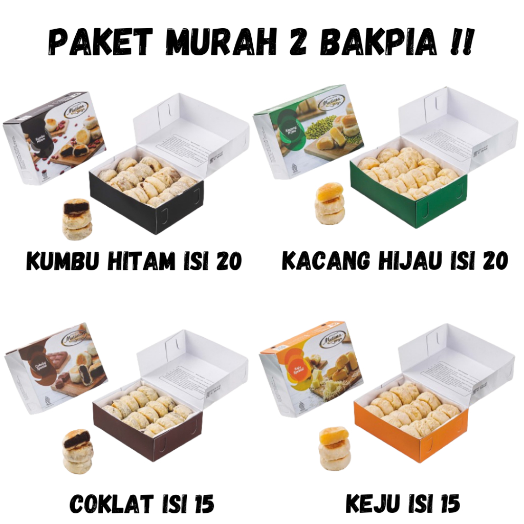 

Paket Murah 2 Bakpia Mutiara Jogja