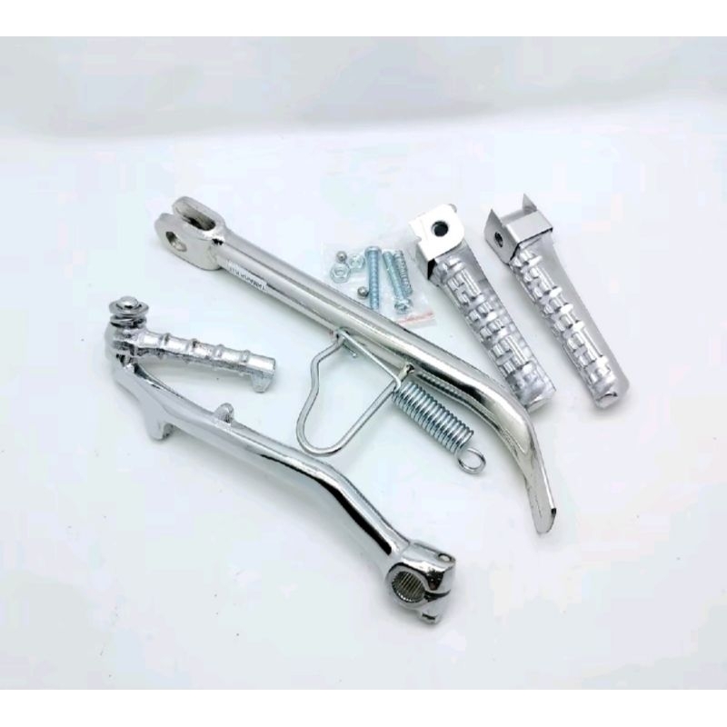 standar samping ring 17 chrome + engkolan mio + footstep samping mio mio j mio soul mio gt mio m3