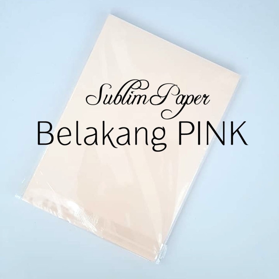 

Kertas Sablon Sublim Transfer Paper - Sublime Paper A4 PUTIH PINK