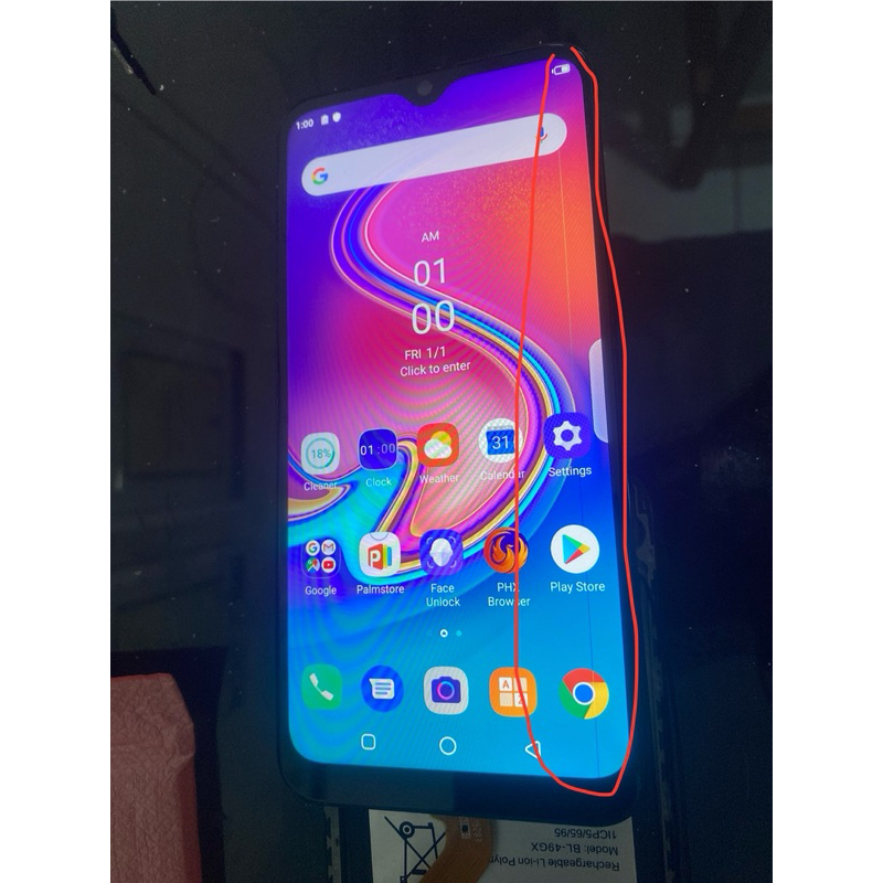 LCD INFINIX S4,SMART 3 PLUS X626, X627 ORIGINAL COPOTAN MINUS