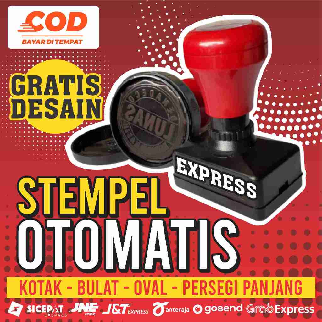 

Stempel Otomatis Custom Tanggal Alfabet Angka Huruf Cup Plastik Nama No Trodat