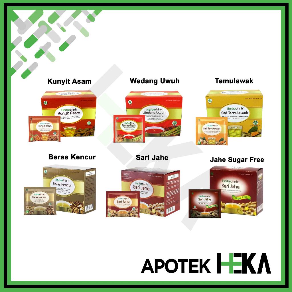 

Herbadrink Jamu Instan 1 Kotak isi 5 Sachet - Minuman Penghangat Badan [Depok]