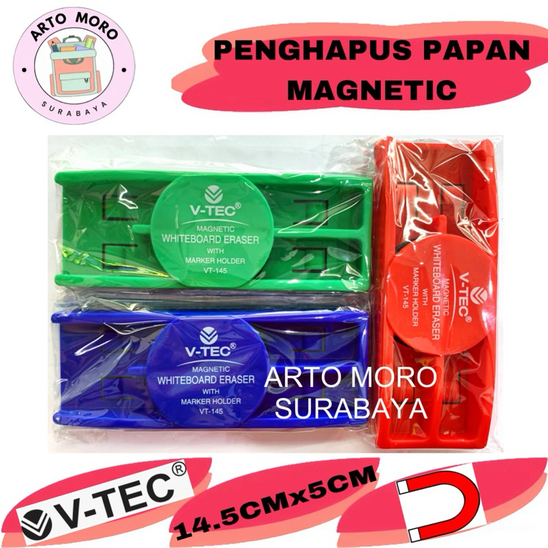 

PENGHAPUS PAPAN TULIS + TEMPAT KAIT SPIDOL MAGNETIC VTEC READY STOCK SURABAYA