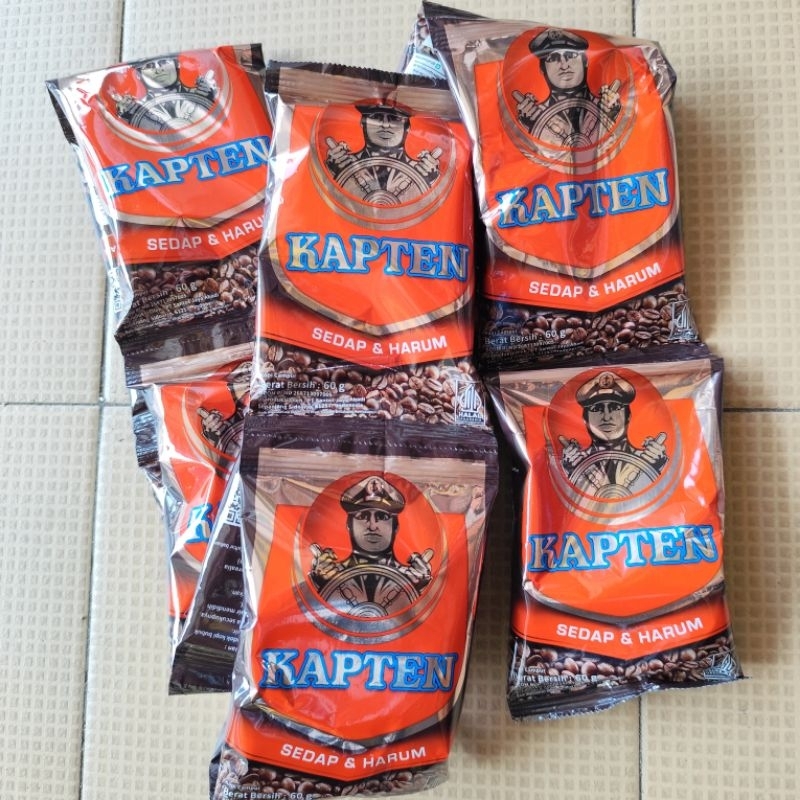 

Kopi bubuk KAPTEN 60gr