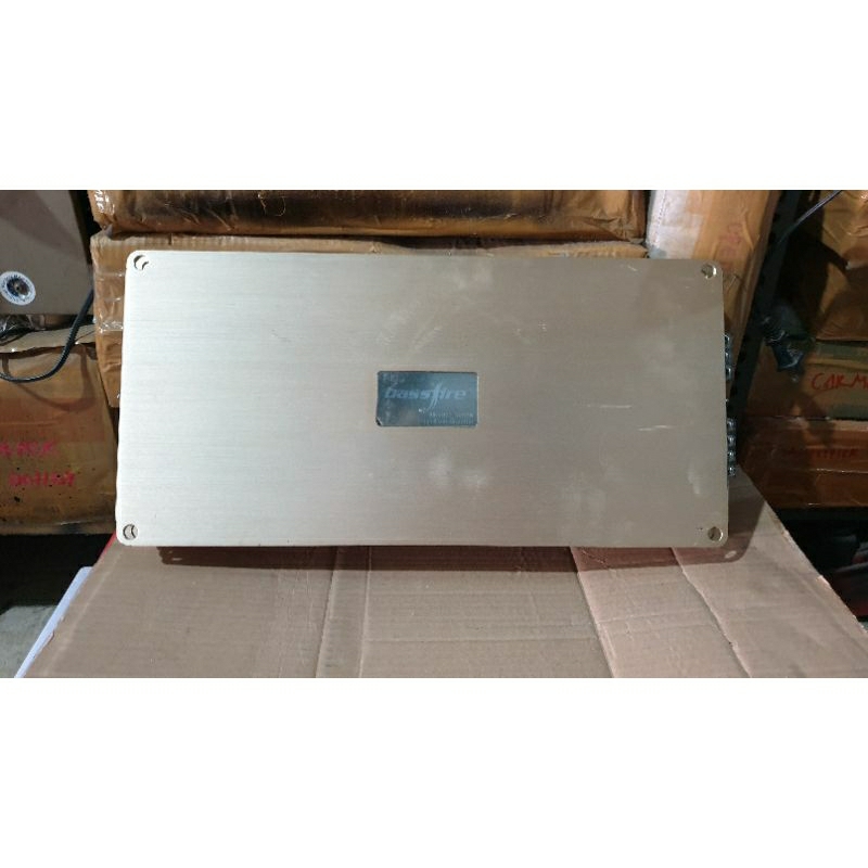 power amplifier mobil monoblock bassfire ba300.1 second normal siap pakai