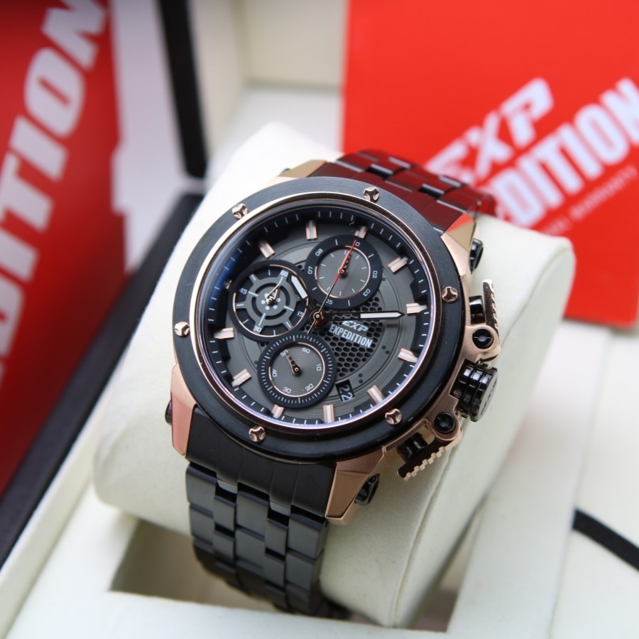 Jam Tangan Pria Expedition E6748 Sport Stainless Steel