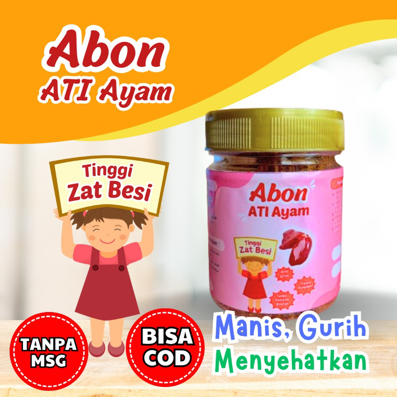 

ABON HATI AYAM No MSG Tanpa Pengawet Tesktur Krispy Lauk Makan Anak Anti GTM