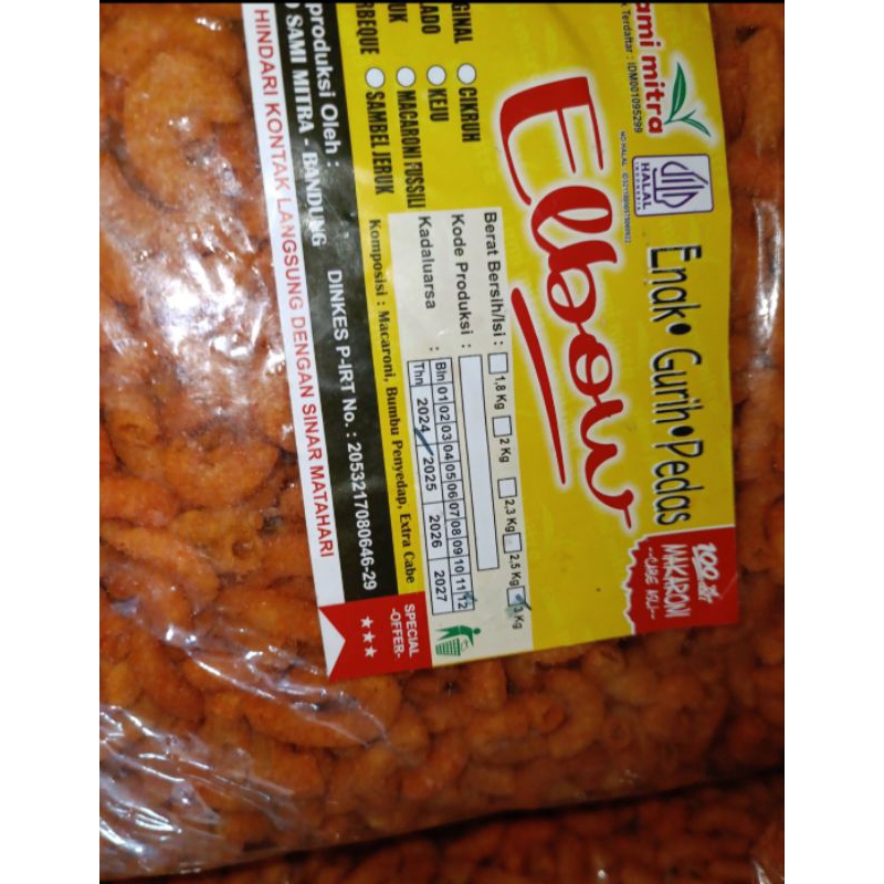 

Navi_Lezatoz Makaroni Bantat Pedas 3Kg