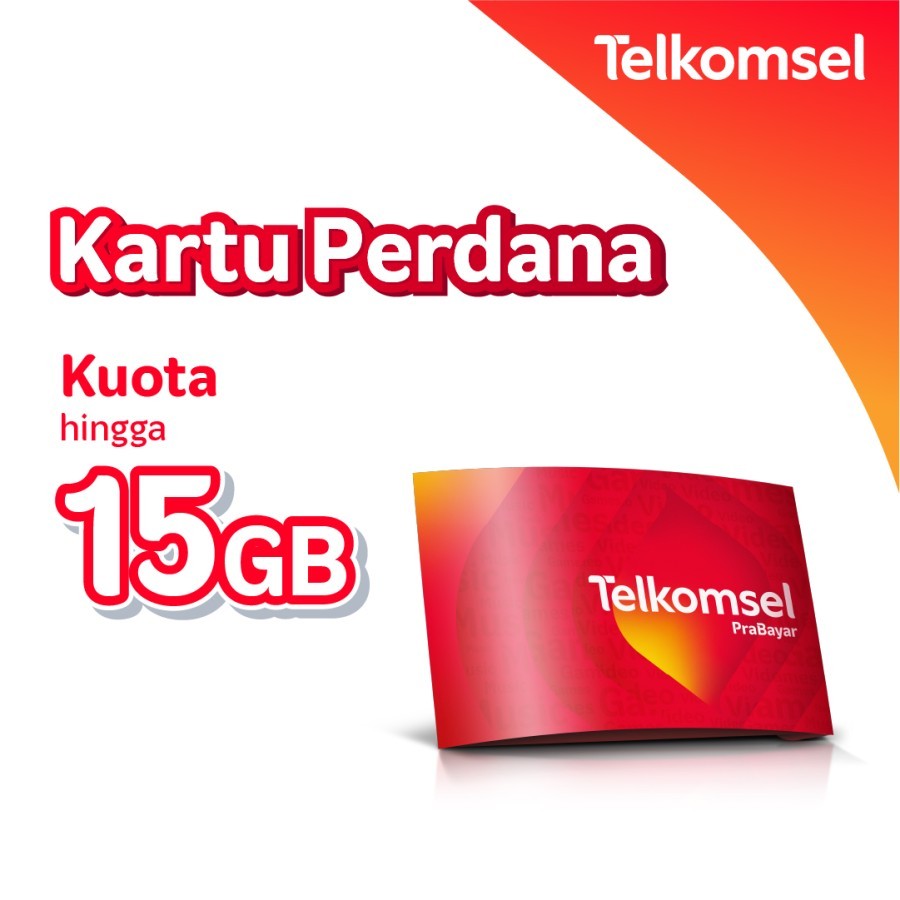 KARTU PERDANA TELKOMSEL 0K / 6GB / 10GB / 15GB / 24GB / 40GB / 60GB 30HARI