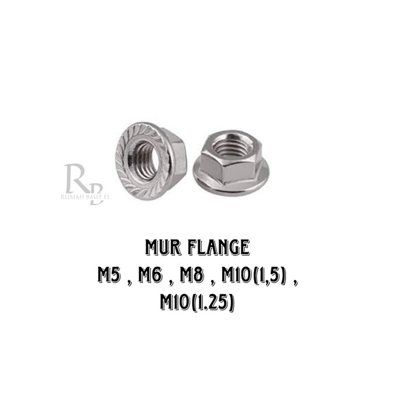 MUR WP / MUR FLANGE STAINLESS M6,M8