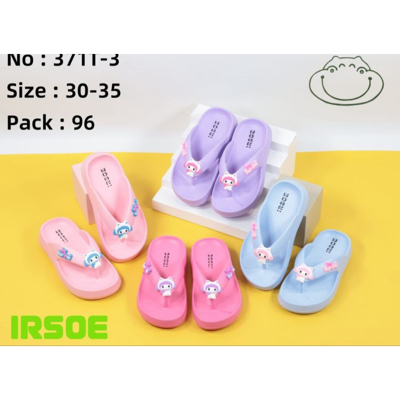 Sandal Jepit Anak Perempuan Motif Kuromi Terbaru Irsoe 371