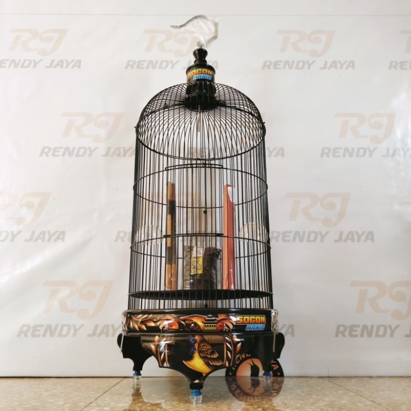 FULLSET SANGKAR LOVE BIRD BATMAN PVC FULL VERNIS/CLEAR