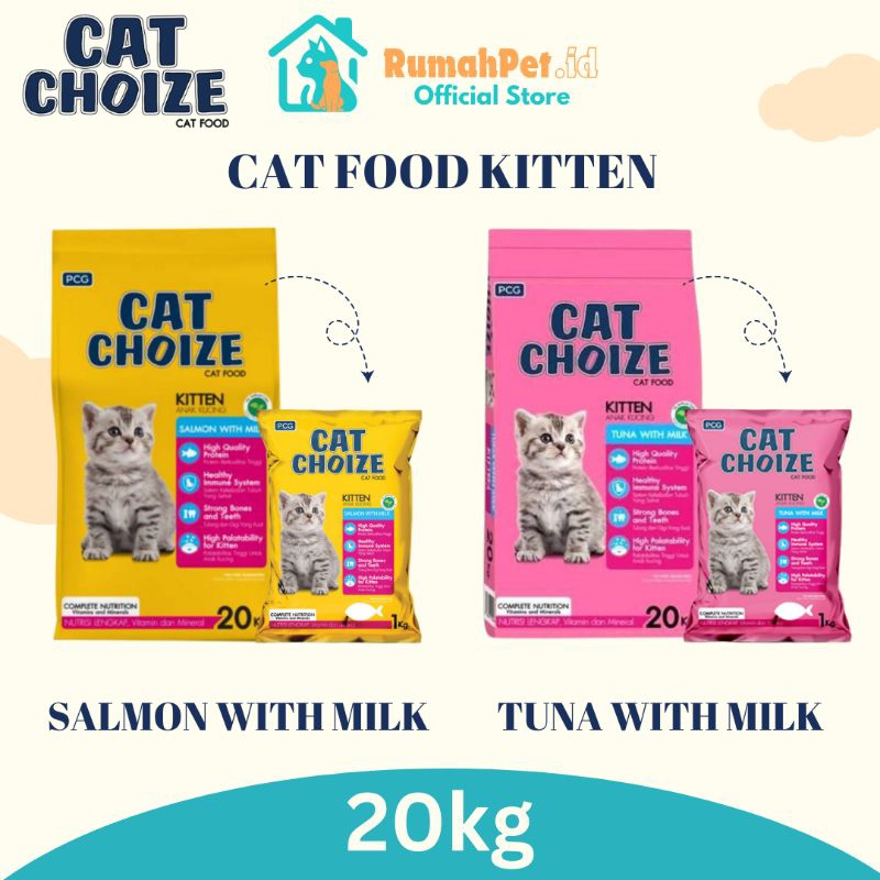 Cat Choize Cat Food Kitten 20kg Cat Choize Makanan Anakan Kucing 20kg