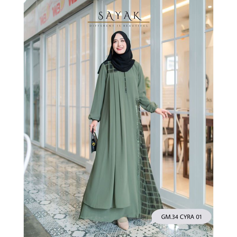 SAYAK/Chyra dress by Sayak/dress only/dress cantik/dress elegant