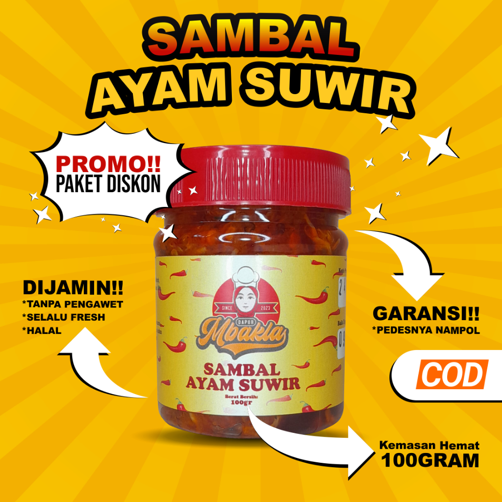 

Sambel Ayam Suwir Dapur Mbakla