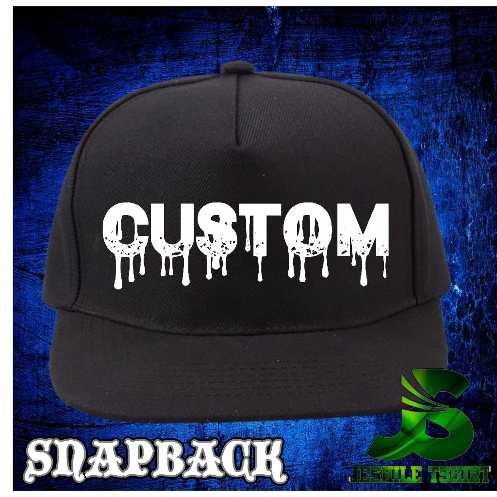 TOPI SNAPBACK CUSTOM NAMA DAN LOGO GRATIS DISAIN SPECIAL EDITION BAHAN NYAMAN DI PAKAI KIRIM GAMBAR/