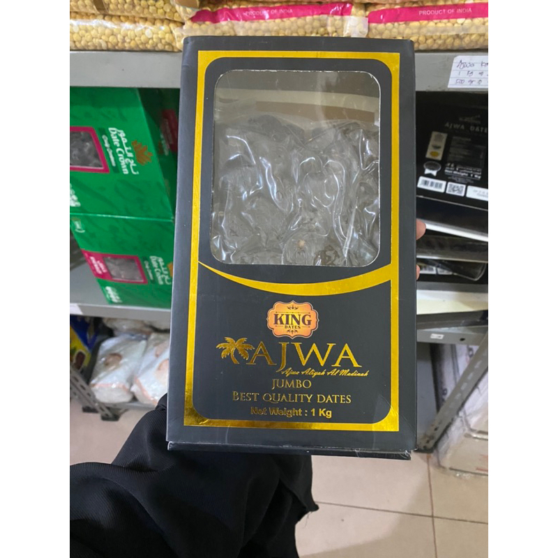 

kurma ajwa king jumbo / kurma ajwa 1 kg / kurma ajwa nabi