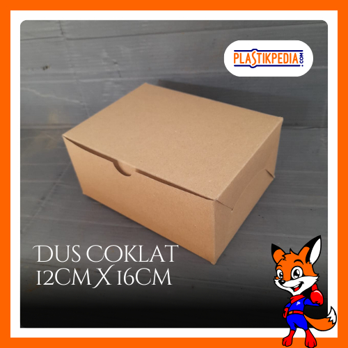 

Dus Coklat 18 cm x 18 cm Non Laminasi (isi 100 pcs)