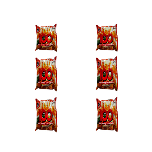 

Mie Instant Gaga 100 Mie Goreng Extra Pedas 88 gr isi 6 pcs