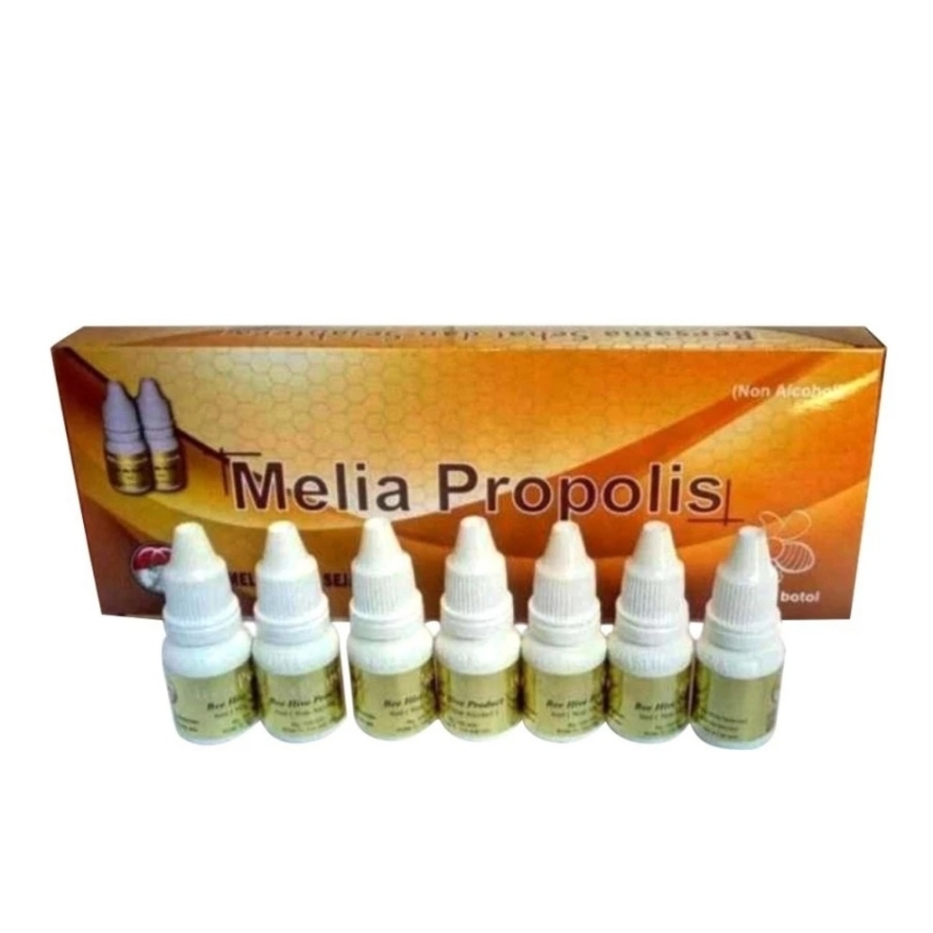 Melia Propolis Original 1 Paket Isi 7 Botol