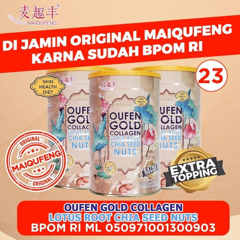 

Oufen Lotus Root Powder MAIQUFENG ORIGINAL BPOM RI GOLD EXTRA TOPPING