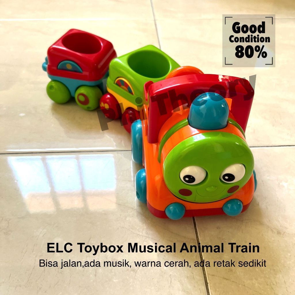 ELC Toybox Musical Animal Train / Mainan Kereta Jalan Elektrik