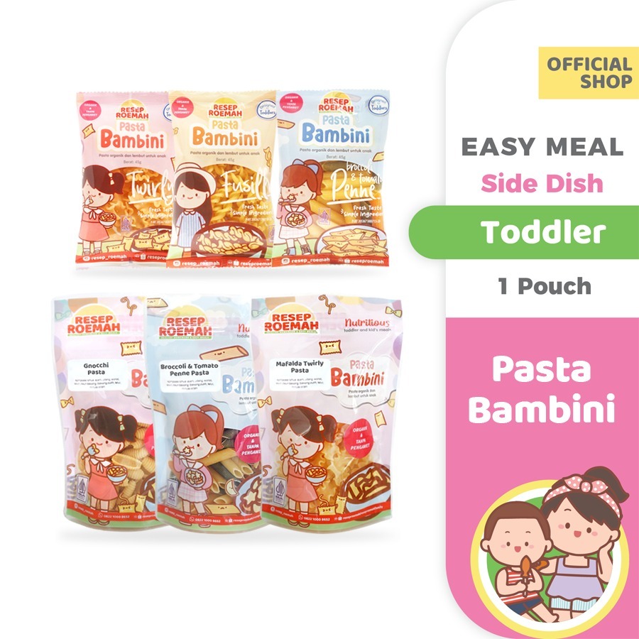 

ResepRoemah Bambini Pasta / Pasta Bambini Toddler and Kids / Organik Tanpa Pengawet