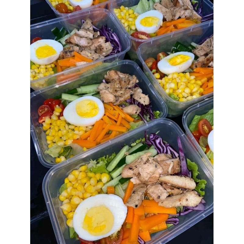 

SALAD SAYUR ISI AYAM+TELOR 1 PORSI