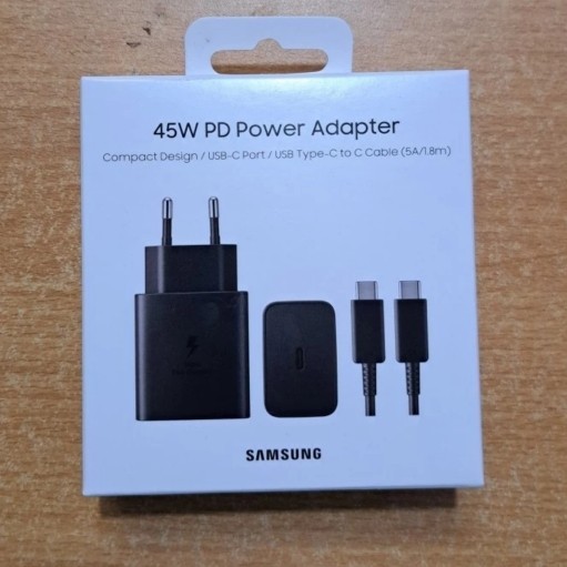 SAMSSUNG Charger 45W PD Power Adapter Original Garansi Sein