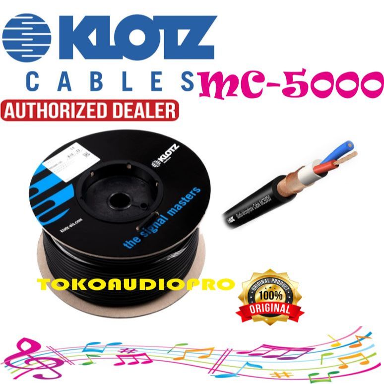 Kabel Klotz MC-5000 Kabel Audio Klotz MC5000 Kabel Microphone