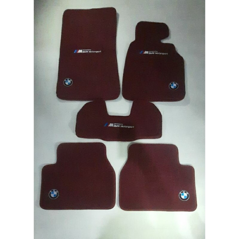 Karpet Mobil BMW E46 dan E36, logo BMW Bulat dan Mpowered