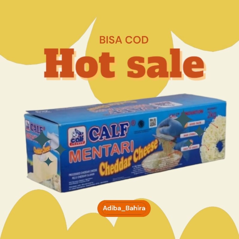 

1 BALOK KEJU CALF MENTARI CHEEDAR 2 KG