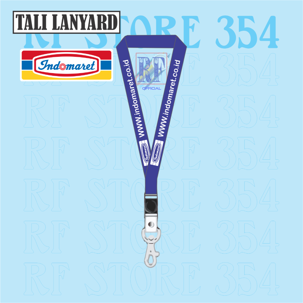

TALI LANYARD INDOMARET LOGO - TALI ID CARD GANTUNGAN KUNCI INDOMARET GANTUNGAN FLASHDISK GANTUNGAN NAMETAG TALI LANYARD BEST SELLER COD