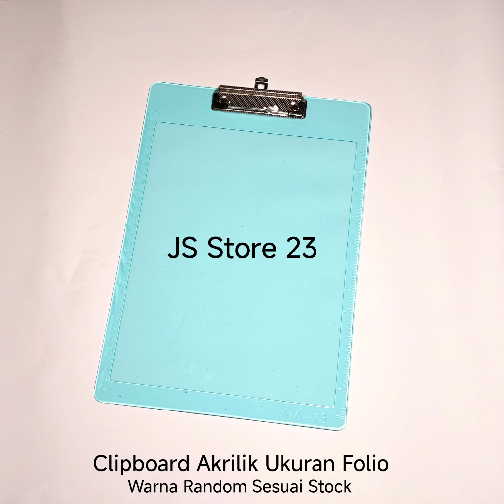 

Clipboard Akrilik Warna Warni Ukuran Folio F4 / Papan Dada Akrilik Warna Warni / Papan Jalan Akrilik / Papan Alas Ujian Akrilik