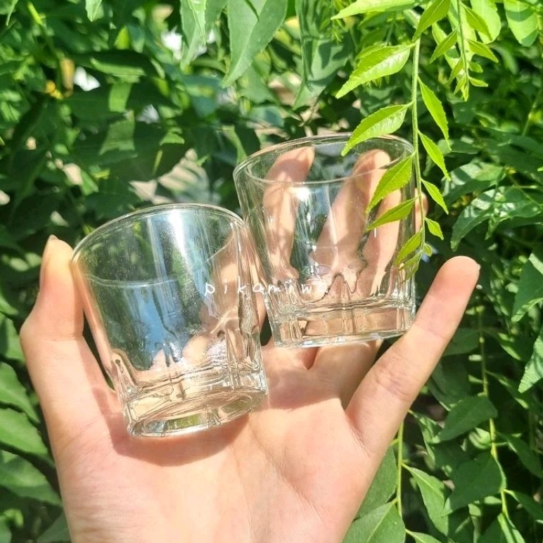 6 PCS GELAS SHOT MINI KEDAUNG SOJU70 gelas air zam zam gelas mini gelas kaca kecil gelaa imut