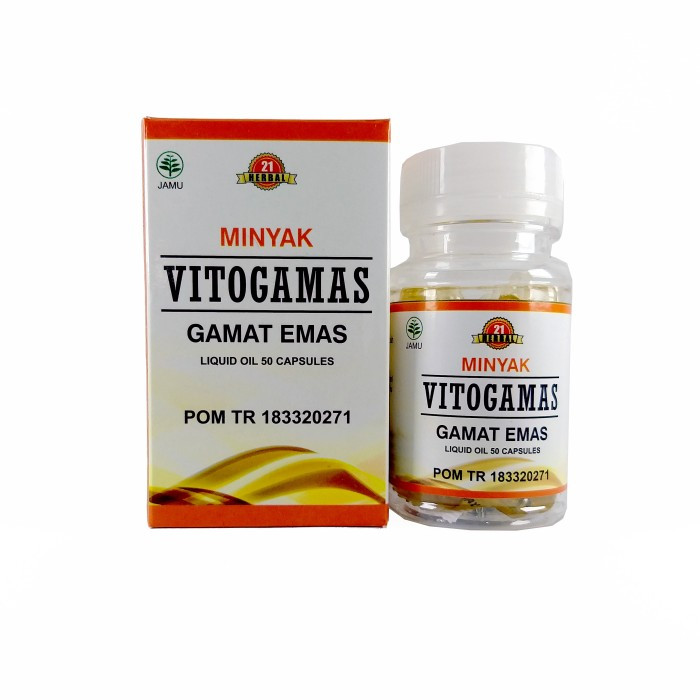 Kapsul Vitogamas Kapsul Minyak Gamat Emas Liquid Oil Herbal 21 Original Multi Khasiat