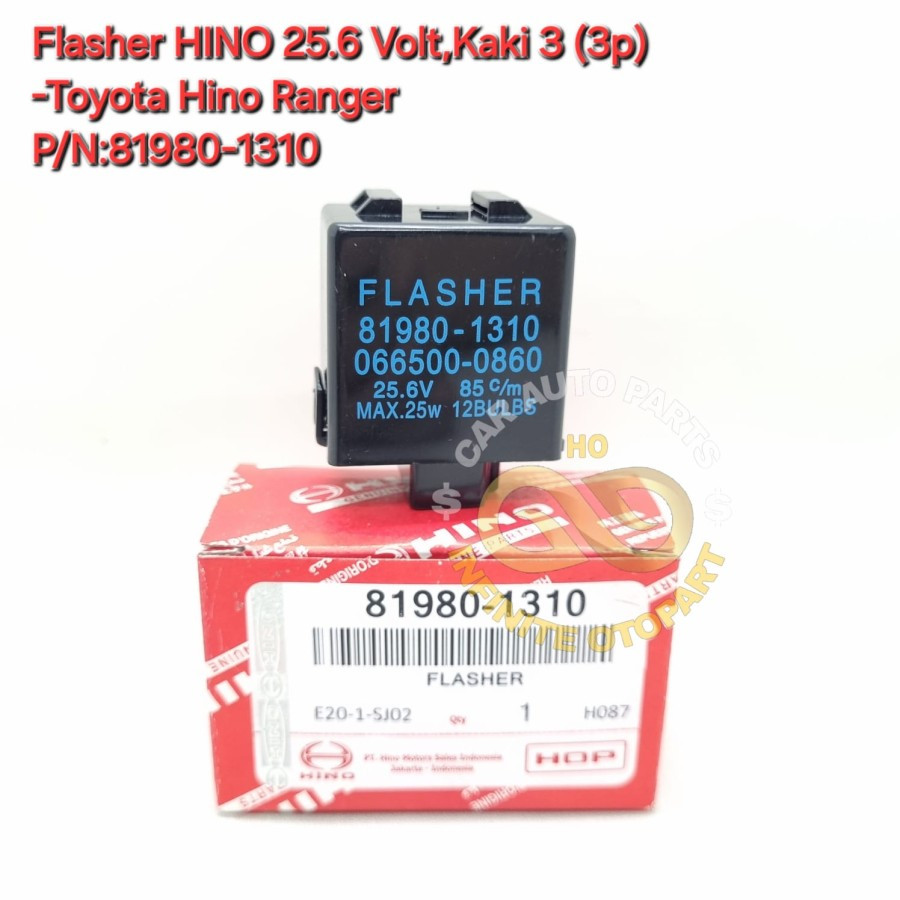 FLASHER SEN FLASER SEIN HINO RANGER HO7C 25.6V 3PIN 81980-1310 GOOD QUALITY