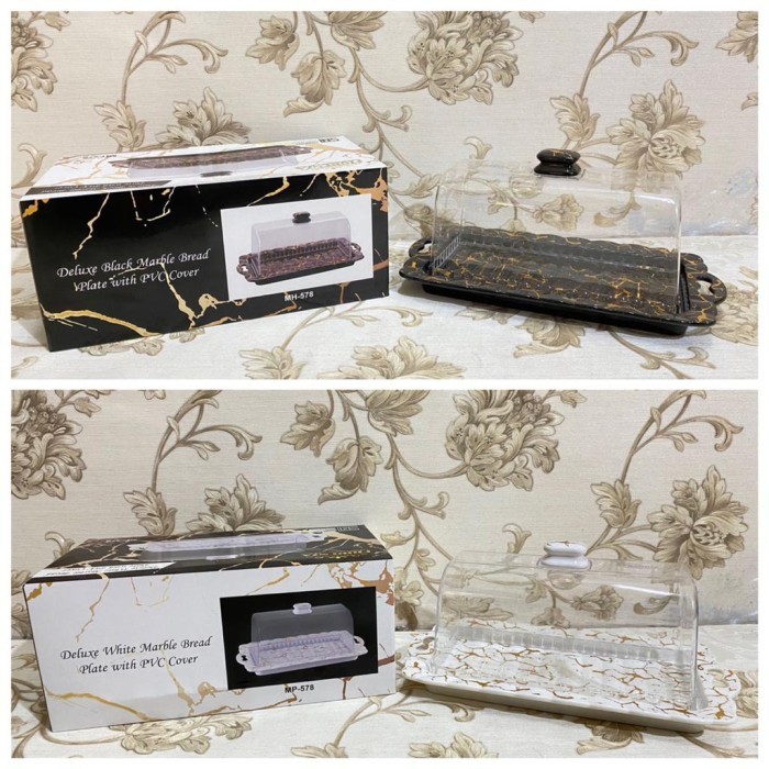 Tempat Kue Fiorenza Motif Marmer