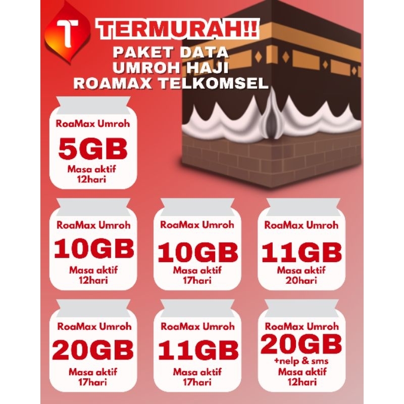 PAKET DATA UMROH HAJI TELKOMSEL CEPAT DAN MUDAH