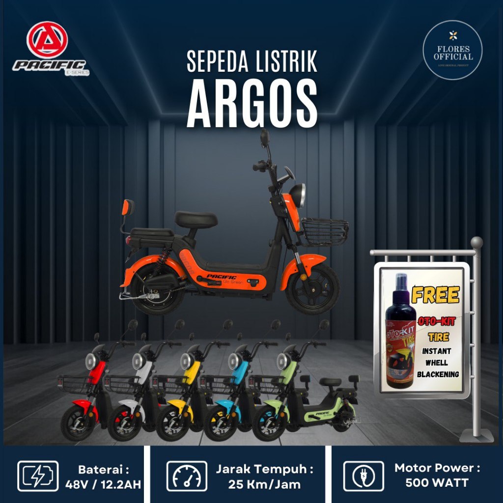 Sepeda Listrik ARGOS 500WATT By Pacific