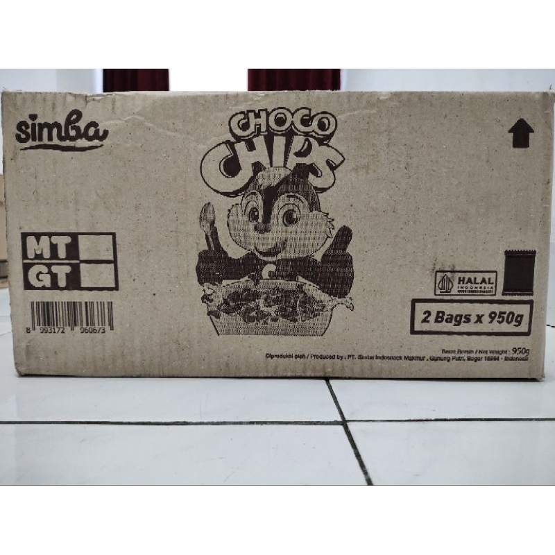 

Simba choco chips 1dus isi 2x950gr