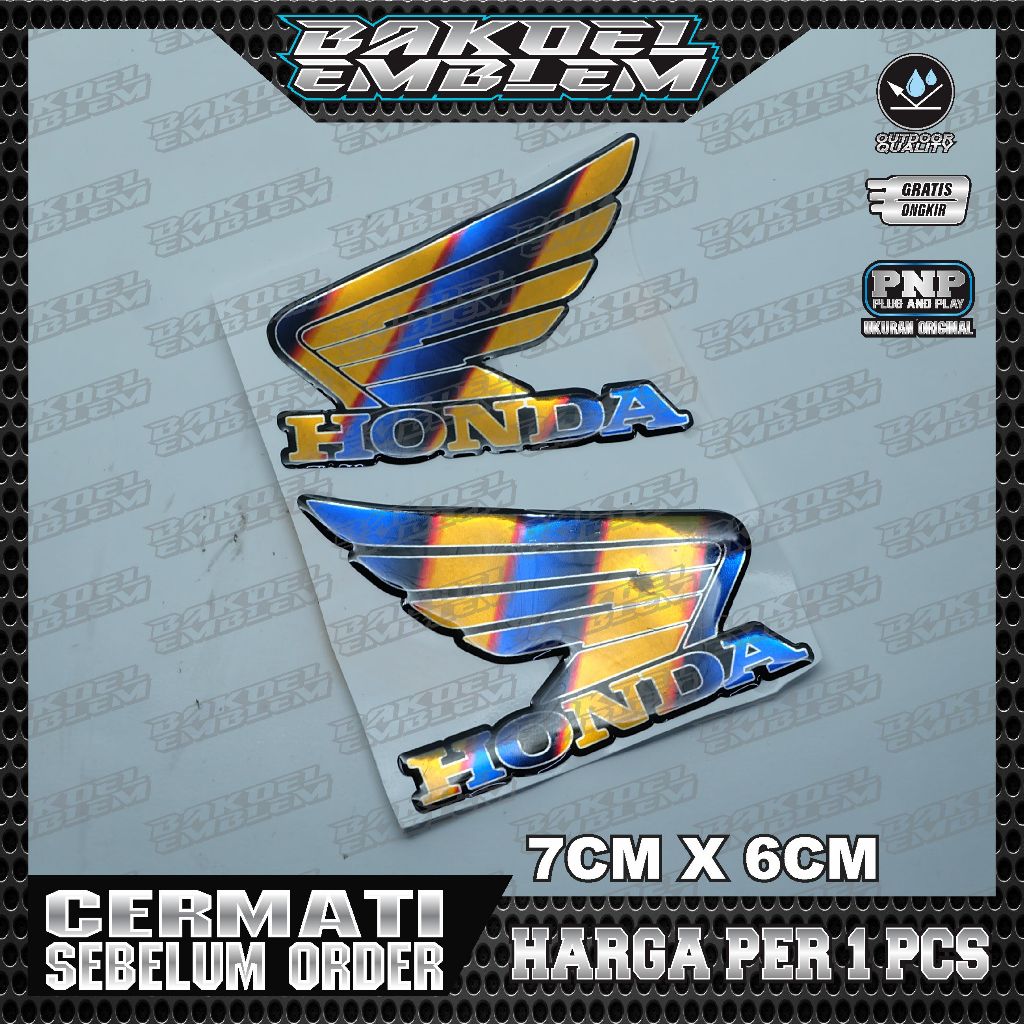 emblem sayap honda / emblem garuda honda / emblem sayap honda titanium