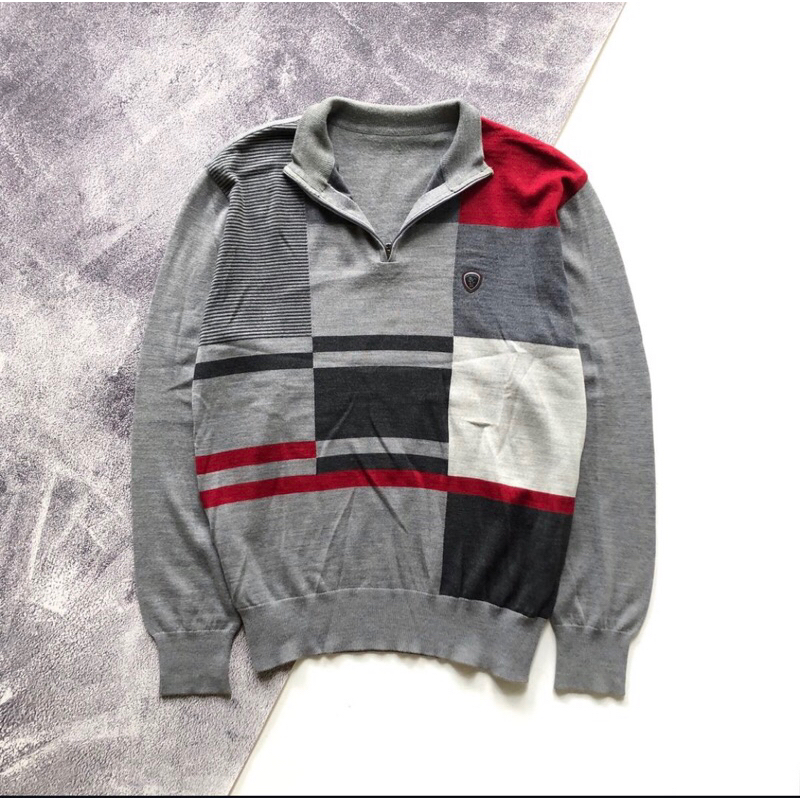 SWEATER KNITWEAR HALFZIP PLC