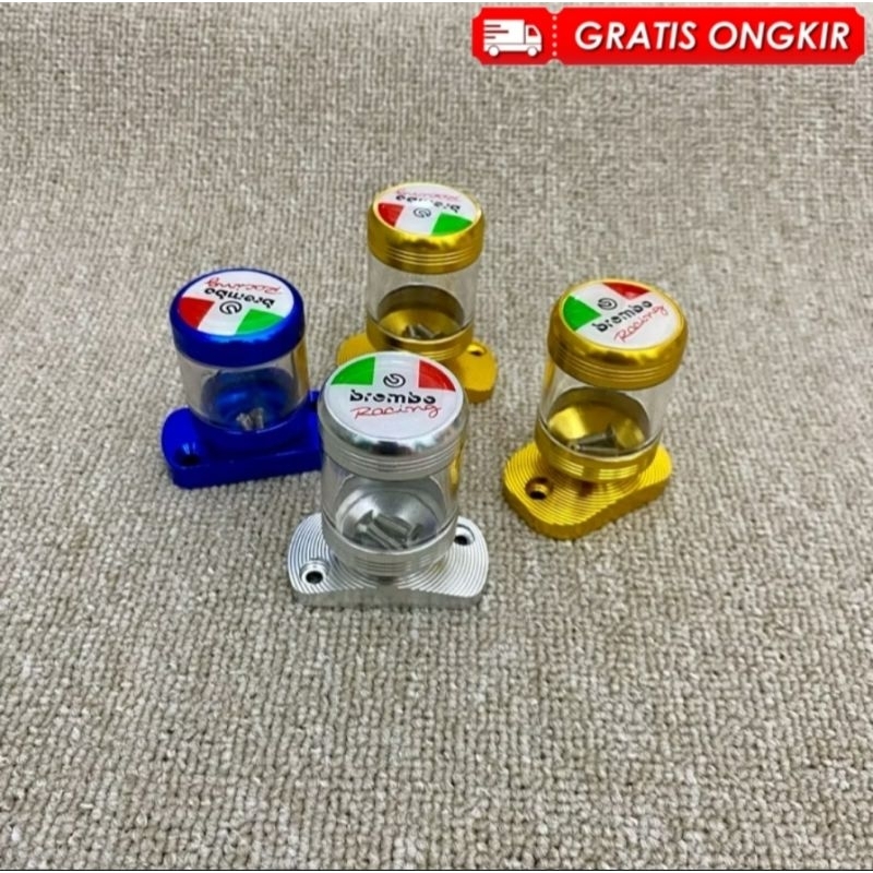 Tutup Minyak Honda Rem Model Stempel Kaca transparan Honda Yamaha tutup tabung minyak rem depan vari