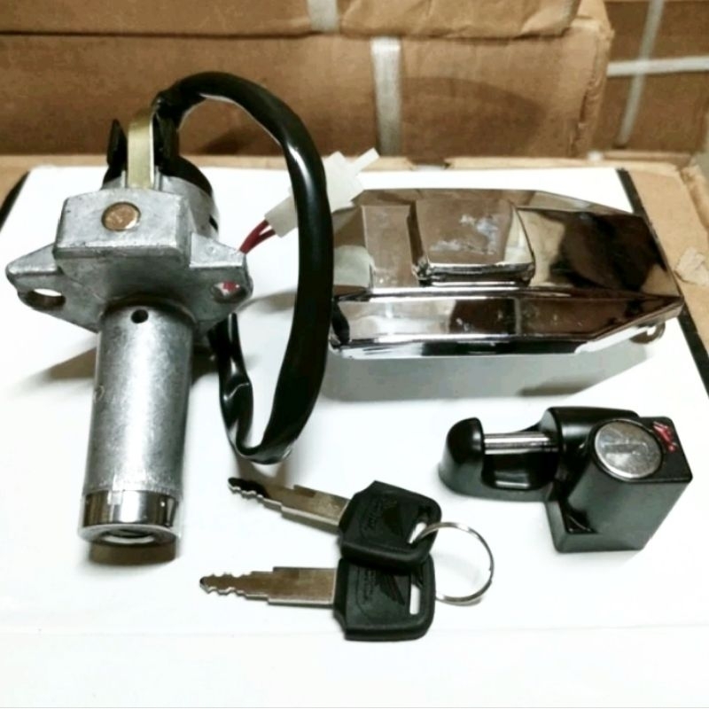 Kunci Kontak Assy Set Honda GL Pro Neotech Plus Tutup Tangki ( Kualitas Grade ORI )