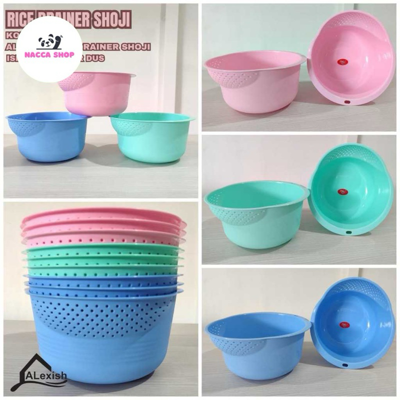 Tempat Cuci Beras Shoji Alexish  / Baskom Cucian Beras Plastik